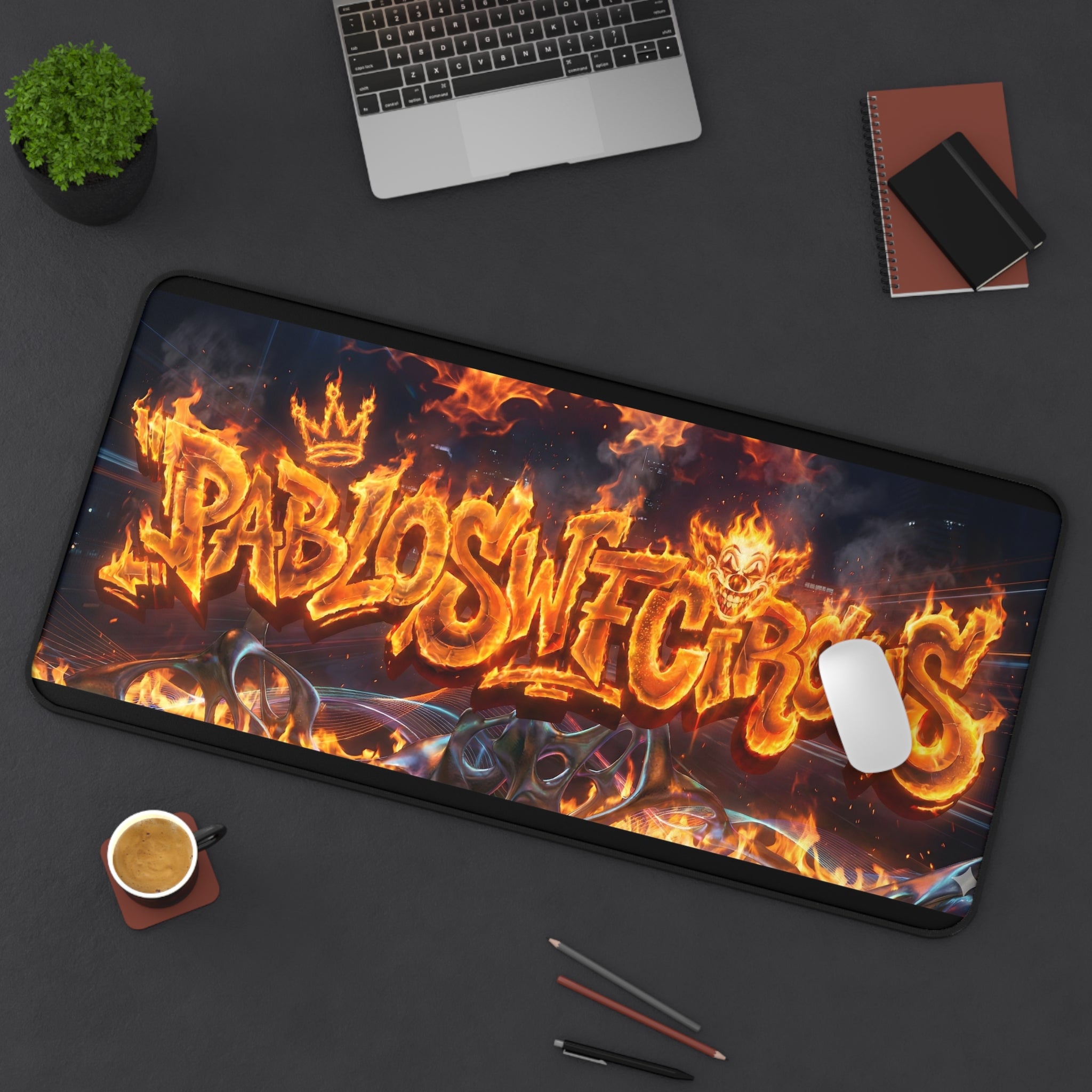 PWC Inferno Desk Mat (16x32)