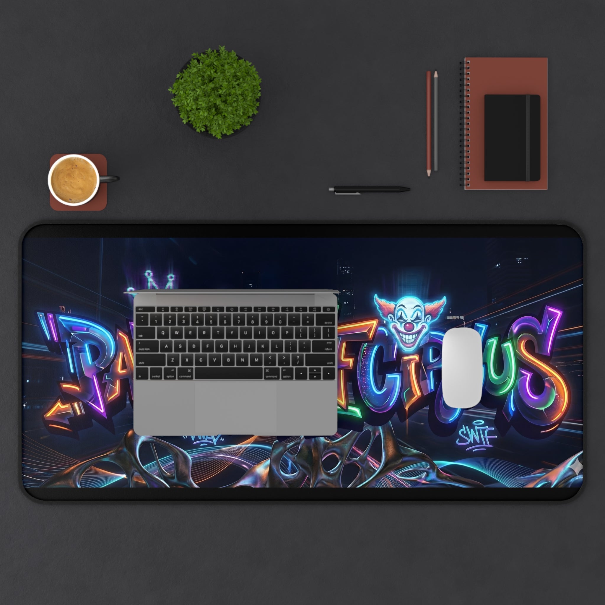 PWC Neon Desk Mat (16x32)