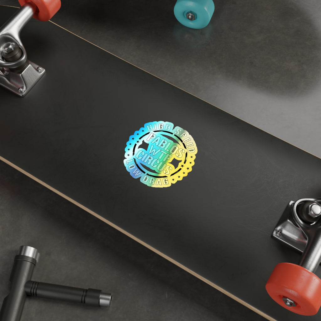 High Speed Low Drag Military Stencil — Holographic Sticker