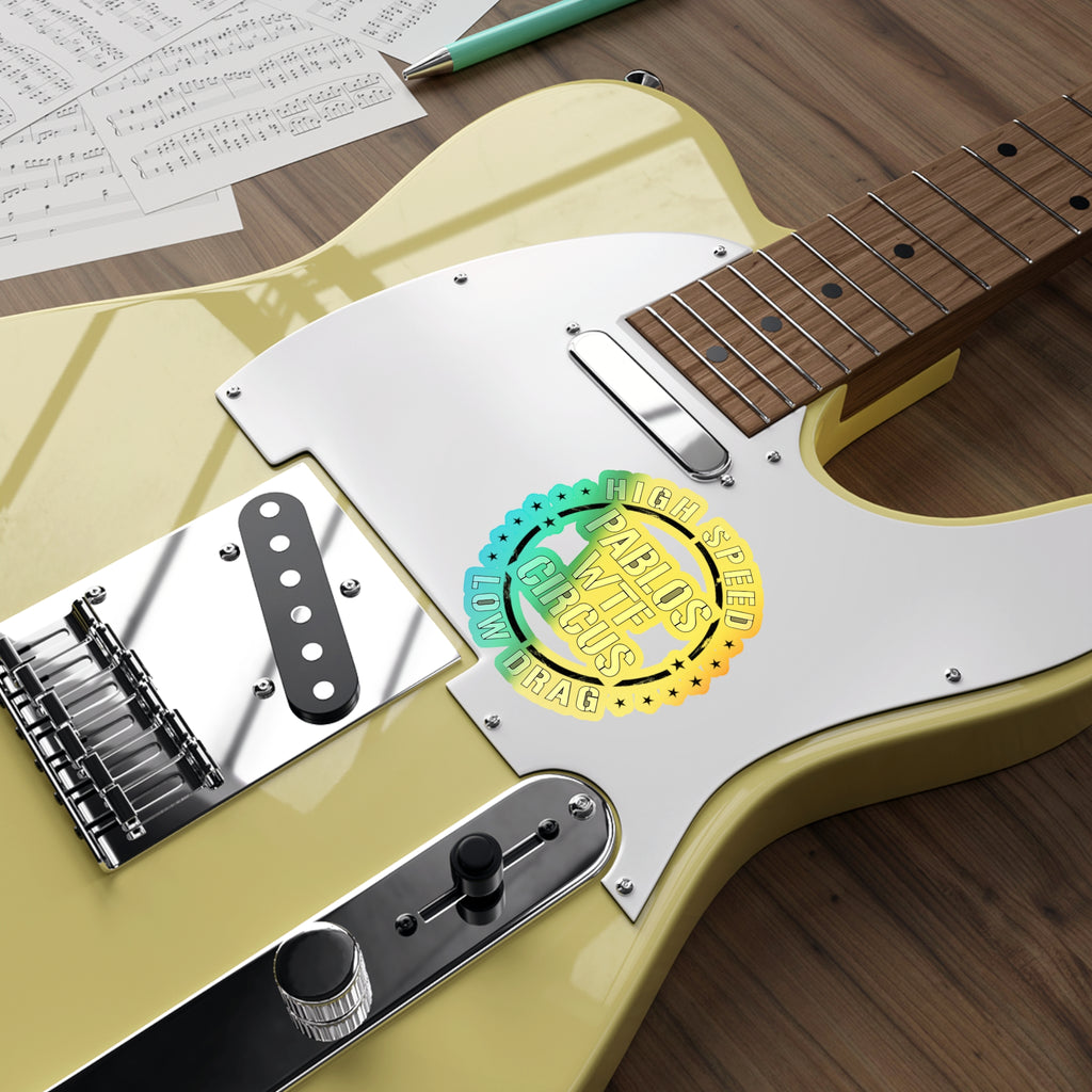High Speed Low Drag Military Stencil — Holographic Sticker