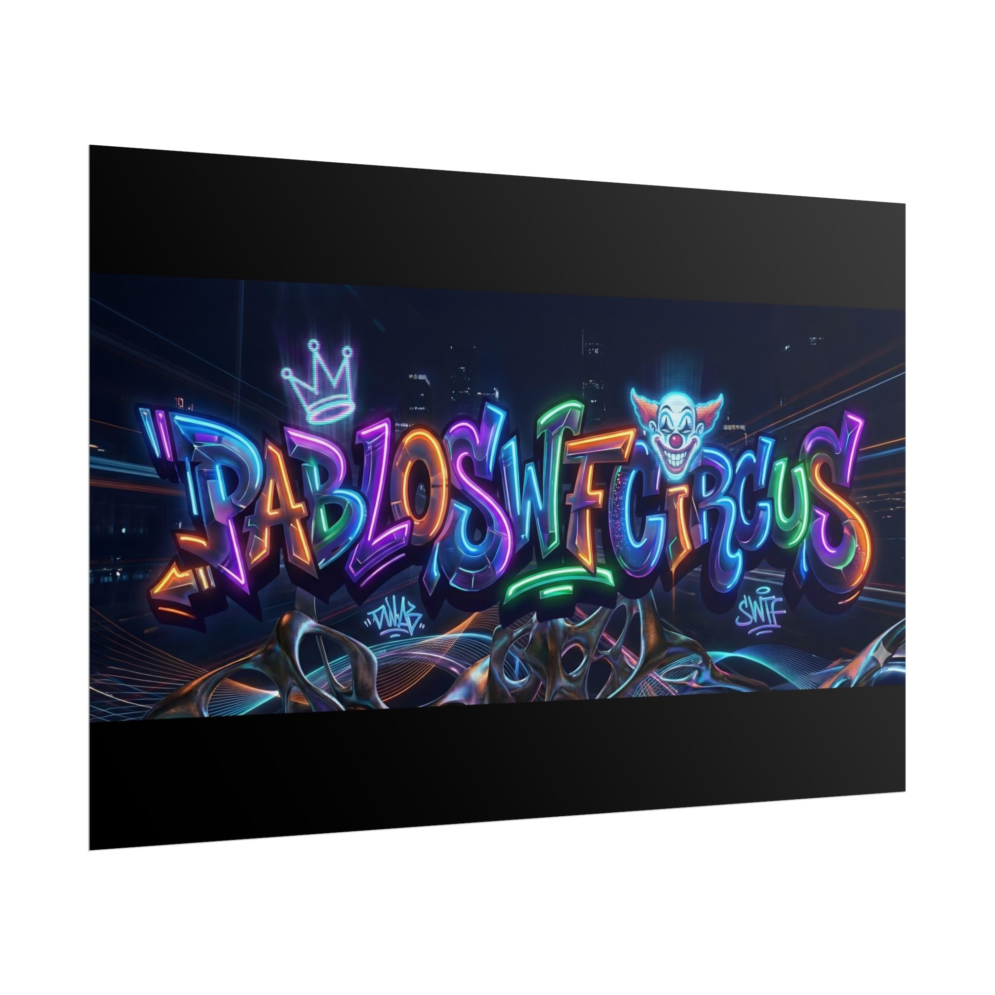 PWC Neon Poster (36x24)