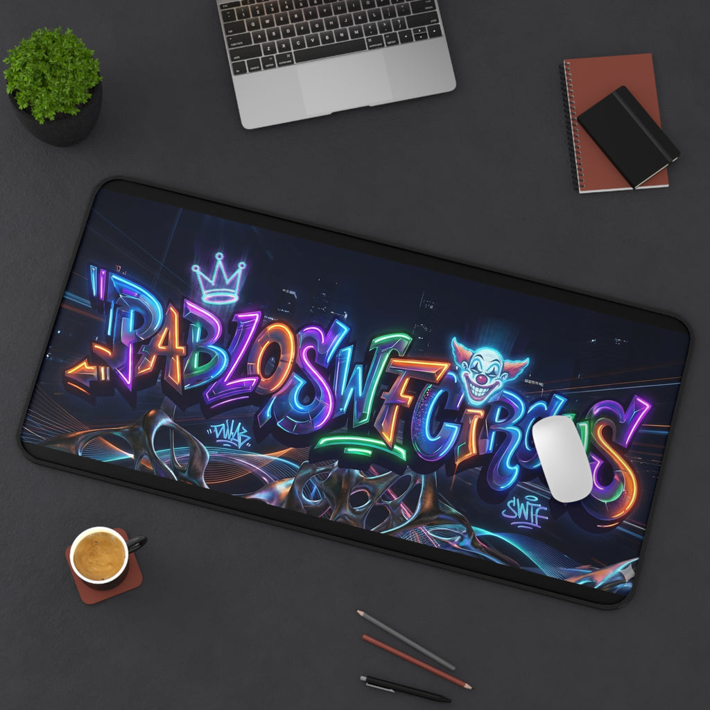 PWC Neon Desk Mat (16x32)