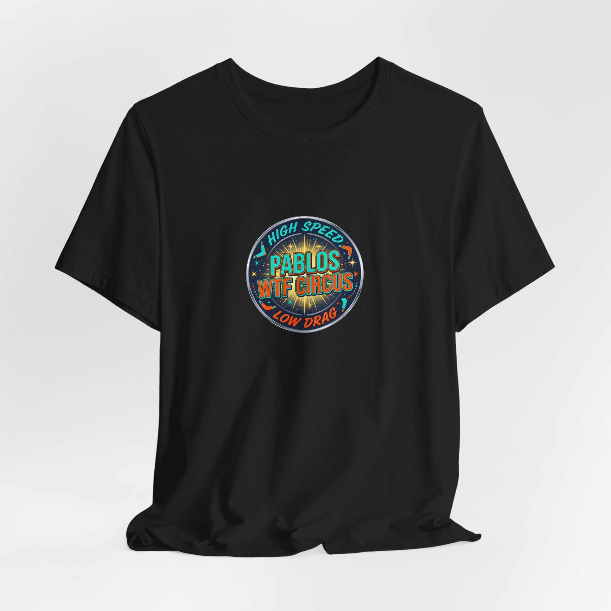 Pablo's WTF Circus — High Speed Low Drag Retro Badge Tee