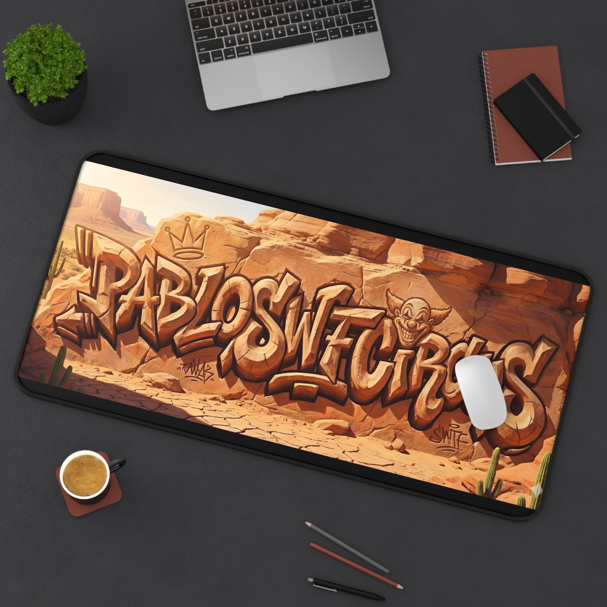 PWC Stonecarved Desk Mat (16x32)