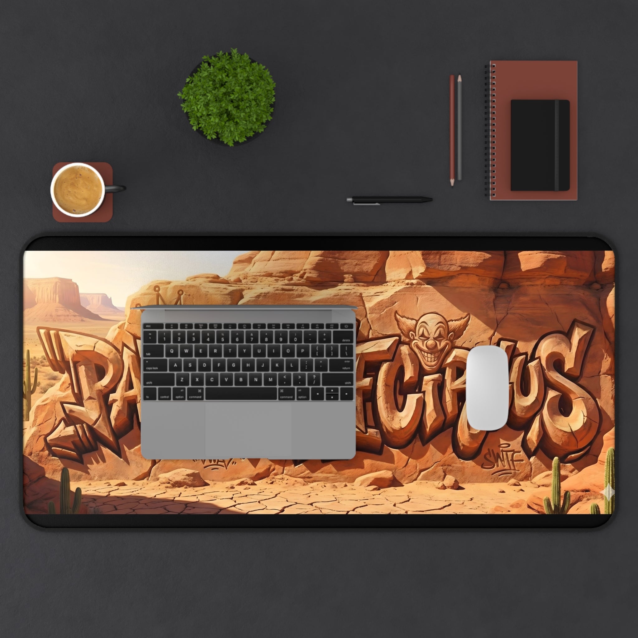 PWC Stonecarved Desk Mat (16x32)